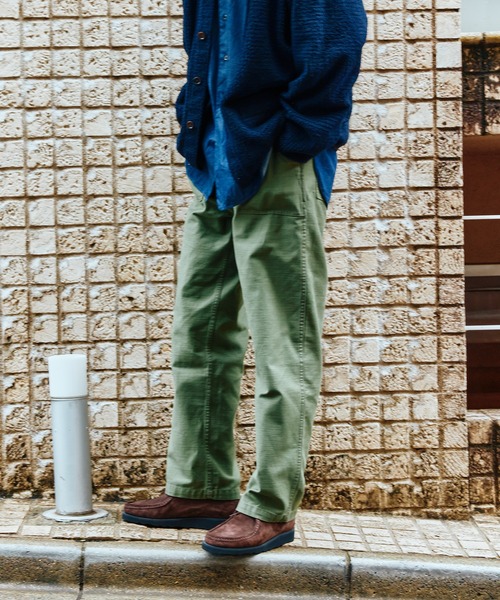 ADAM ET ROPE' パンツ 「WILD LIFE TAILOR」バックサテン