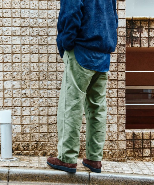 ADAM ET ROPE' パンツ 「WILD LIFE TAILOR」バックサテン