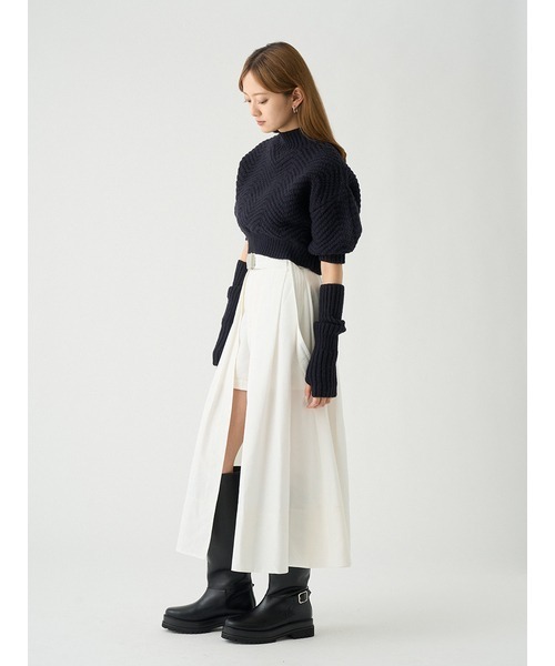 SNIDEL 「SNIDEL」 半袖ニット ONE SIZE ホワイト レディース