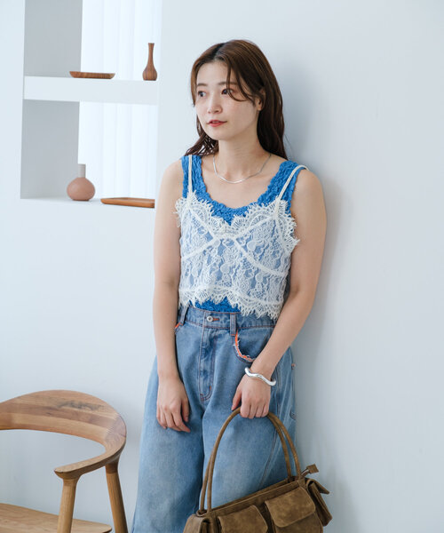 Kastane キャミソール レースビスチェ : ZOZOTOWN Yahoo!店