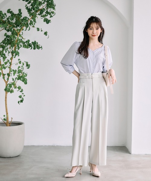 12Twelve Agenda（トゥエルブ アジェンダ） パンツ タックストレート