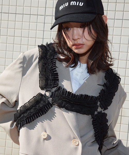 Narcissus サスペンダー 「OriginalDesign」プリーツチュール