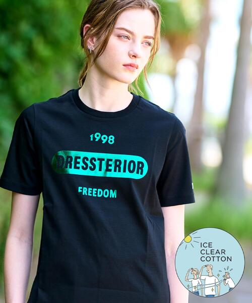 DRESSTERIOR / ドレステリア 【接触冷感/抗菌防臭/消臭】ルクア・EC限定アニバーサリーTシャツ 接触冷感／抗菌防臭／消臭】ルクア・EC限定アニバーサリーT