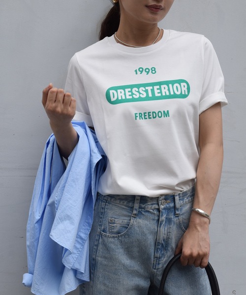 DRESSTERIOR / ドレステリア 【接触冷感/抗菌防臭/消臭】ルクア・EC限定アニバーサリーTシャツ DRESSTERIOR tシャツ 「接触冷感/抗菌防臭/消臭」ルクア・EC限定