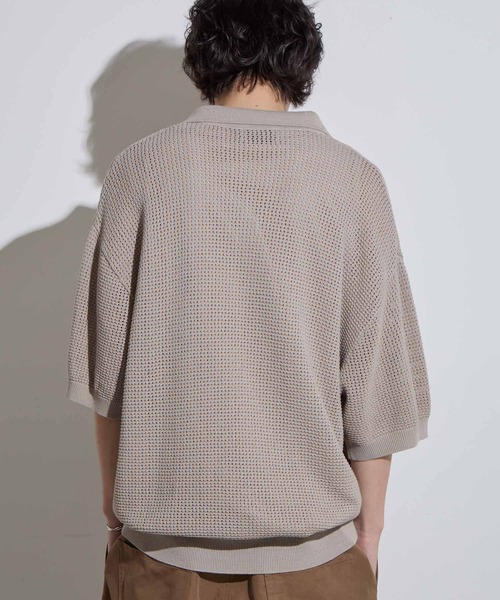 SLICK ポロシャツ 「SLICK/スリック」High Twist Mesh Skipper