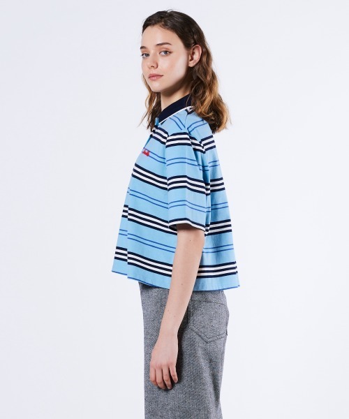 tシャツ ボーダーポロシャツ レディース DOUBLE STANDARD CLOTHING tシャツ ボーダーポロシャツ