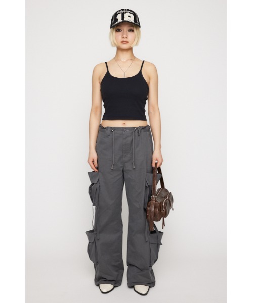 LAGUA GEM カーゴパンツ LOOSE POCKET DROOP パンツ レディース