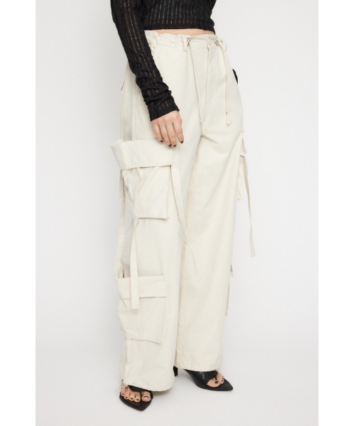LAGUA GEM カーゴパンツ LOOSE POCKET DROOP パンツ レディース