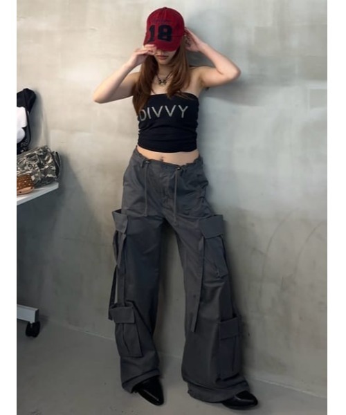 LAGUA GEM カーゴパンツ LOOSE POCKET DROOP パンツ レディース