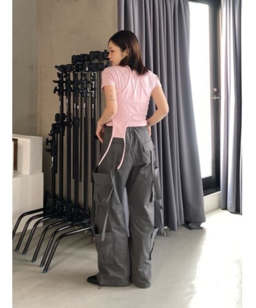 LAGUA GEM カーゴパンツ LOOSE POCKET DROOP パンツ レディース