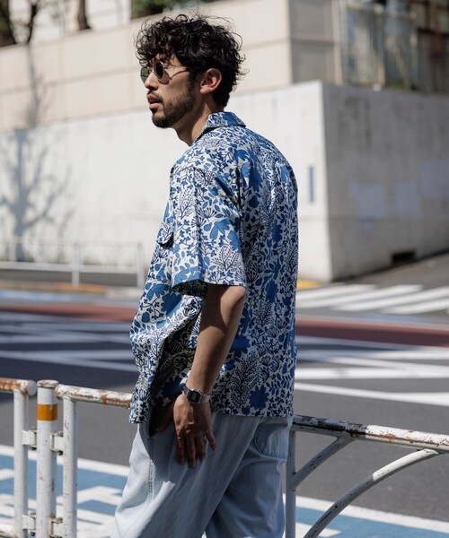 FREAK'S STORE シャツ インド製 リラックスフィット バティック