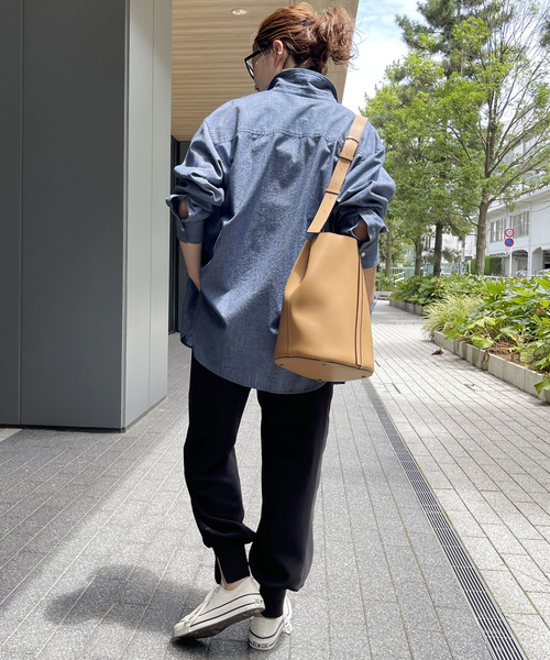 「Spick & Span」 長袖シャツ - ネイビー レディース Spick＆Span 「Spick & Span」 長袖シャツ FREE ネイビー