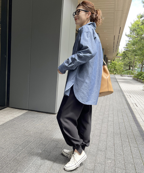 「Spick & Span」 長袖シャツ FREE ネイビー レディース Spick＆Span 「Spick & Span」 長袖シャツ FREE ネイビー