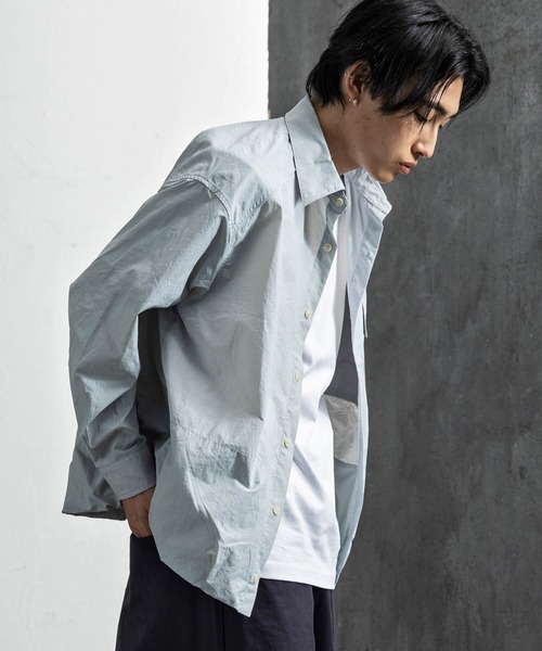 CLOSET シャツ ポケット付き比翼シャツ メンズ : ZOZOTOWN Yahoo!店