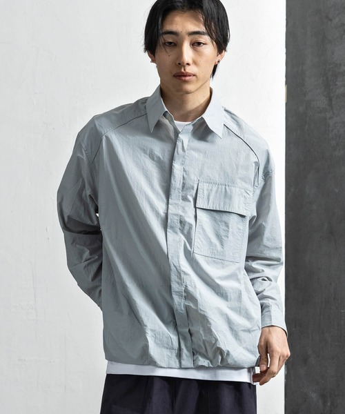 CLOSET シャツ ポケット付き比翼シャツ メンズ : ZOZOTOWN Yahoo!店