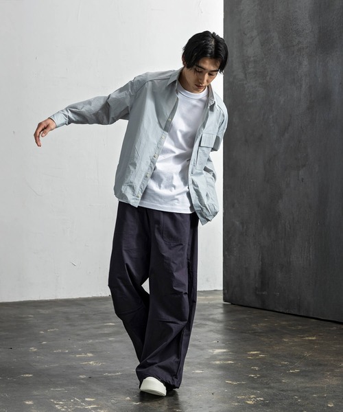 CLOSET シャツ ポケット付き比翼シャツ メンズ : ZOZOTOWN Yahoo!店
