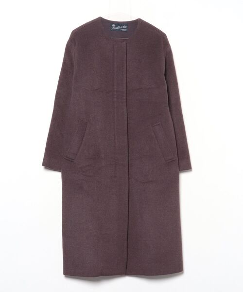 URBAN RESEARCH Sonny Label ノーカラーコート FREE ブラウン