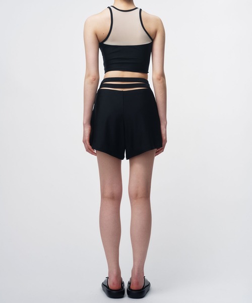 まめぽめさん専用　GANNI トップス　水着 THINGS THAT MATTER 水着 SWIM CROPPED TANKTOPS / スイム
