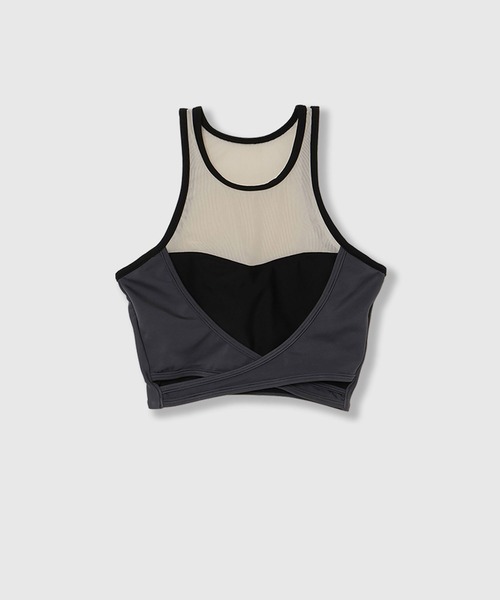 まめぽめさん専用　GANNI トップス　水着 THINGS THAT MATTER 水着 SWIM CROPPED TANKTOPS / スイム