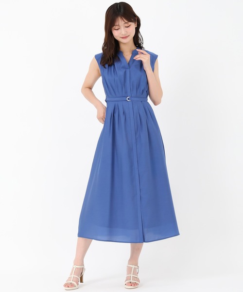 MISCH MASCH ワンピース 2025春夏新作 シアーカラーフレンチ