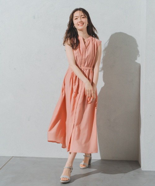 MISCH MASCH（ミッシュマッシュ） ワンピース シアーカラーフレンチ 