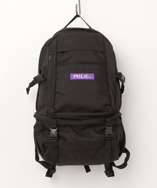 【値下げ】MILKFED. リュック One Size MILKFED. 「MILKFED.」 リュック ONE SIZE ブラック レディース