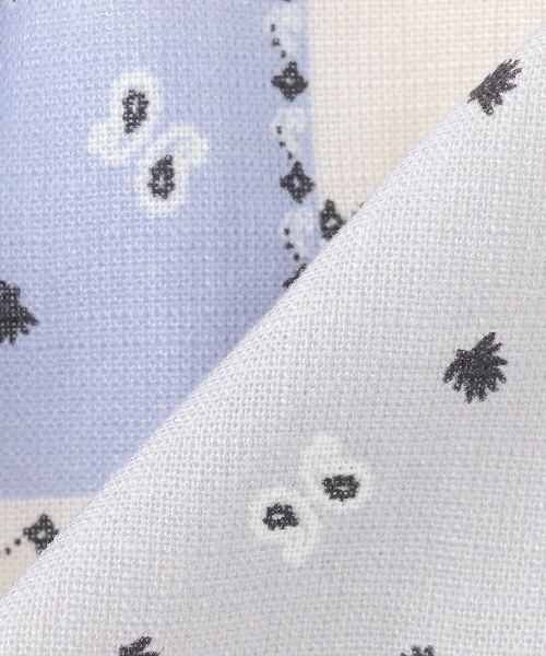 petit main ベビー服 ロンパース 「リンク」花柄シャーリング