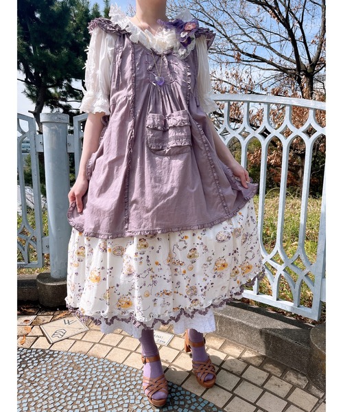PINK HOUSE スカート フラワーゼリープリントスカート