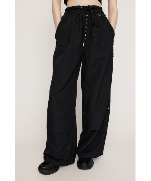 SLY（スライ） スラックス パンツ FRONT BUTTON STRAIGHT PT フロント