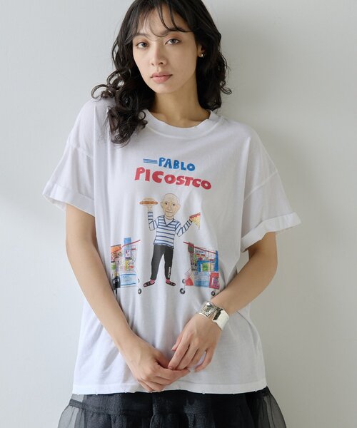 Whim Gazette tシャツ 「UNFORTUNATE PORTRAIT」Pablo Piccostco