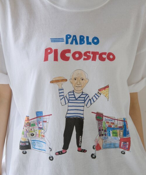 Whim Gazette tシャツ 「UNFORTUNATE PORTRAIT」Pablo Piccostco