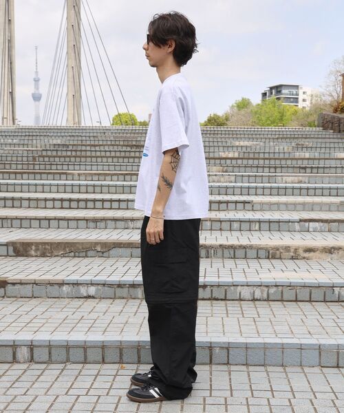 「FFEIN」 半袖Tシャツ SMALL アッシュグレー メンズ