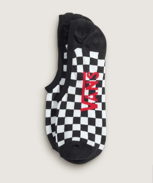 VANS 靴下 チェッカーボード スーパーノーショウソックス メンズ