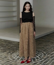 ANDRESD モコモコセットアップドレス　ベージュ ANDRESD ドレス モコモコセットアップドレス / mocomoco set up dress