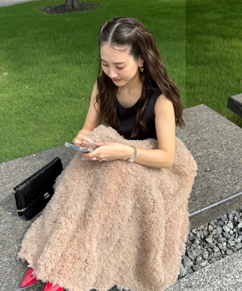 【andresd】セットアップドレスmocomoco set up dress ANDRESD ドレス mocomoco set up dress / モコモコセットアップ