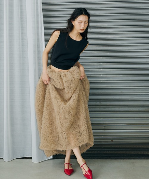 ANDRESD ドレス mocomoco set up dress / モコモコセットアップ