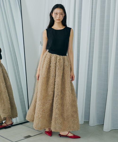 【andresd】セットアップドレスmocomoco set up dress ANDRESD ドレス mocomoco set up dress / モコモコセットアップ
