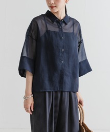 ブラウス シャツ シアーワイドスリーブ半袖シャツ レディース｜ZOZOTOWN Yahoo!店