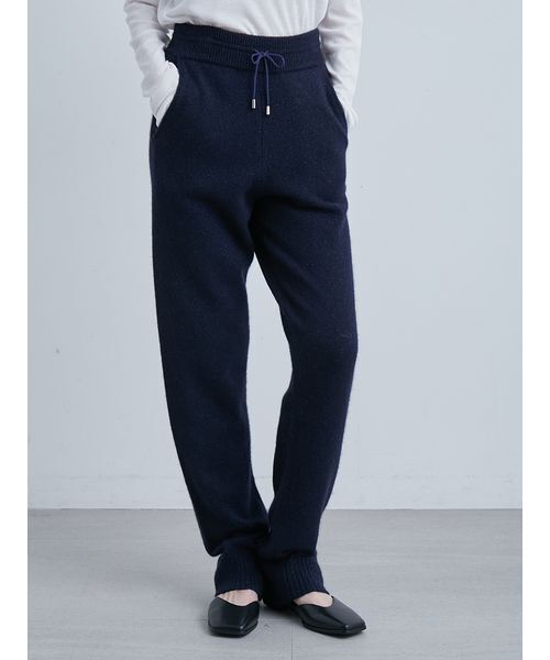 MIESROHE（ミースロエ） パンツ ソフトシャギーイージーニットPT