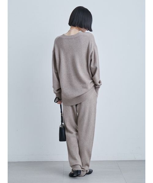 MIESROHE（ミースロエ） パンツ ソフトシャギーイージーニットPT