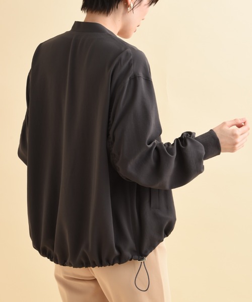 「actuel」 「INTERPLANET」ジップアップブルゾン FREE オフホワイト レディース_画像7