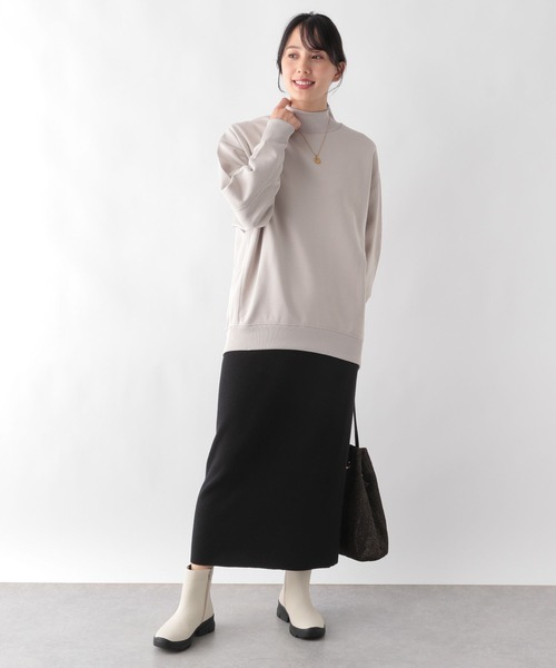 「GLOBAL WORK」 ニットスカート MEDIUM オリーブ レディース_画像3