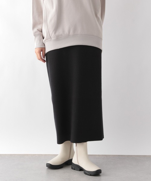 「GLOBAL WORK」 ニットスカート MEDIUM オリーブ レディース_画像4