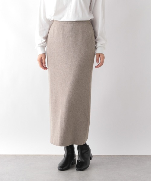 「GLOBAL WORK」 ニットスカート MEDIUM オリーブ レディース_画像8