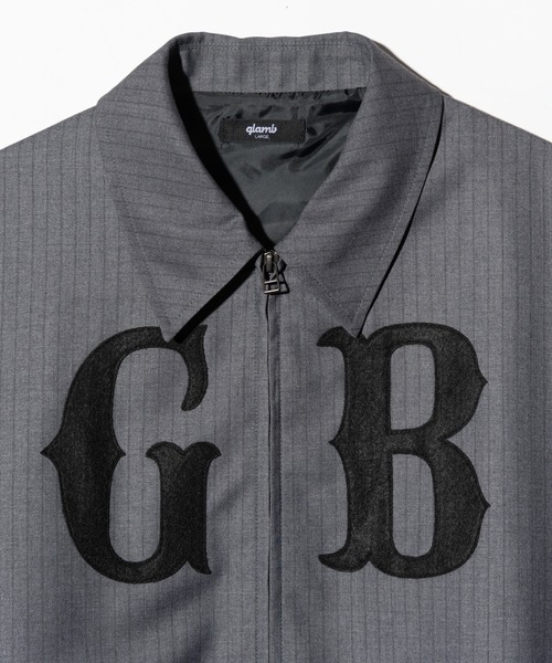 glamb（グラム） コート ジャケット Stripe Coach Jacket / ストライプ 