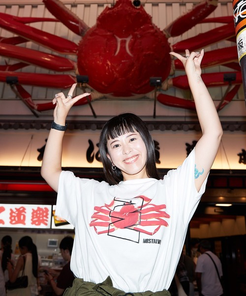 NOSTALVIA tシャツ ノスタルヴィア I Love Kani / アイラブ カニ T