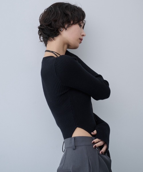 AIC. ニット セーター リブニットボディスーツ レディース : ZOZOTOWN