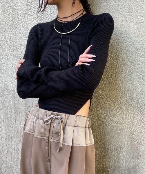 AIC. ニット セーター リブニットボディスーツ レディース : ZOZOTOWN