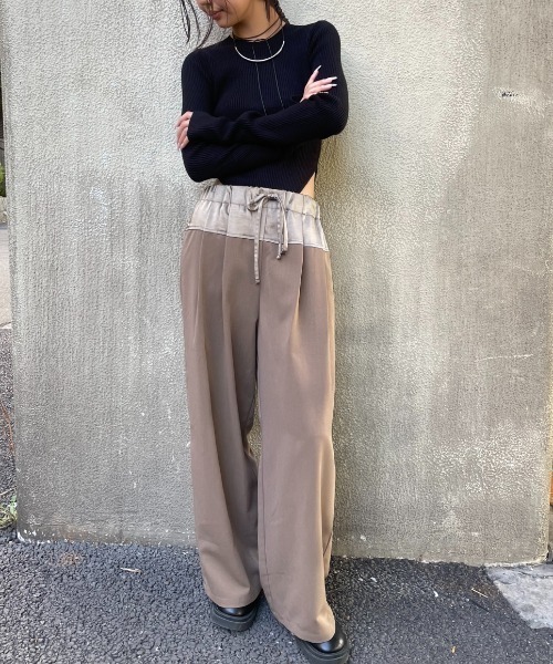 AIC. ニット セーター リブニットボディスーツ レディース : ZOZOTOWN