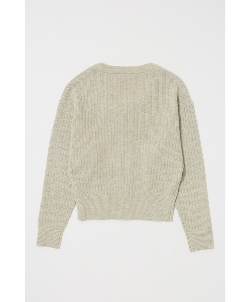 MOUSSY（マウジー） カーディガン 「25年AW新作」ZIP UP KNIT